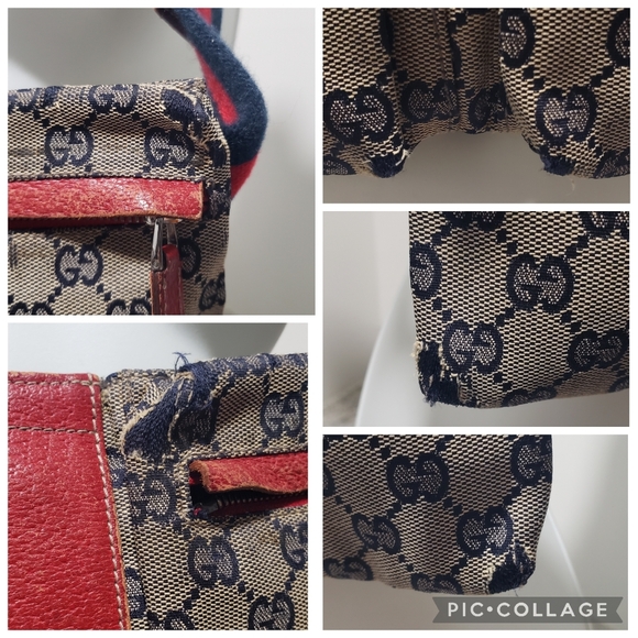 Gucci GG Canvas Supreme Web Double Pocket Belt Bag - Picture 8 of 13